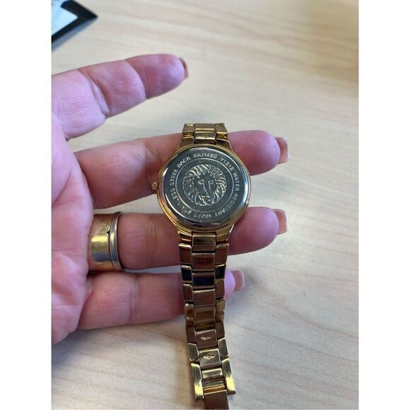 Anne Klein Round Face Classic Gold Watch - Picture 4 of 4